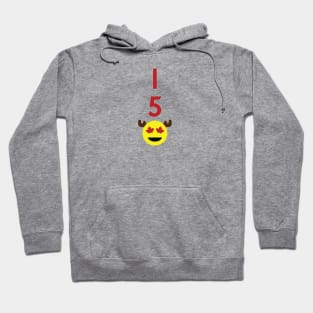 Canada 150 Emoji - Red/Yellow Hoodie